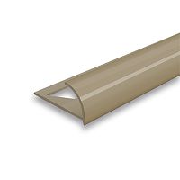 Раскладка наружная для плитки 10 мм 2,5м "Идеал", Карамель