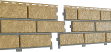 Фасадная панель Кирпич Песочный (декоративный шов)