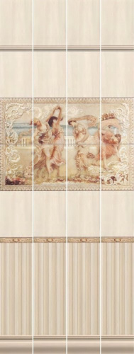Стеновые ПВХ панели фотопечать Флоренция узор - купить в интернет-магазине Diopt.ru