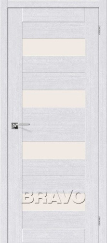 Межкомнатная дверь со стеклом Легно-23 Milk Oak - купить в интернет-магазине Diopt.ru