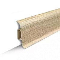 Плинтус напольный с центральной планкой  85мм 2,2м "Идеал Классик", 213 Дуб северный