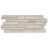 Фасадная панель Grand Line Скала Classic Молочный 972х380 мм 