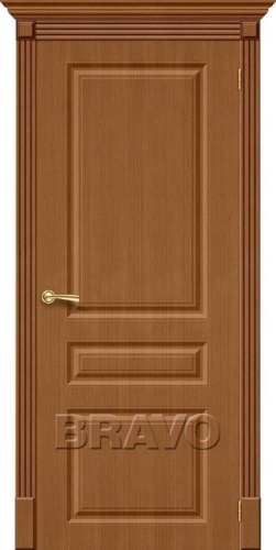 Межкомнатная шпонированная дверь Статус-14 орех файн-лайн - купить в интернет-магазине Diopt.ru
