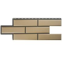 Фасадная панель Альта-Профиль Камень Венецианский Слоновая кость 1000х420 мм