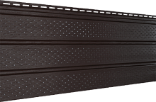 Софит Ю-Пласт Classic полностью перфорированный Коричневый