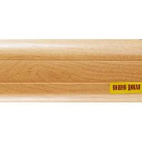 Плинтус Идеал (IDEAL) коллекция Комфорт Вишня дикая