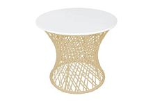 Стол Бонго макси бежевый, диаметр 0,56 м