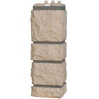 Угол наружный Grand Line Камелот Design Бежевый со швом RAL 7006 392х153х153 мм