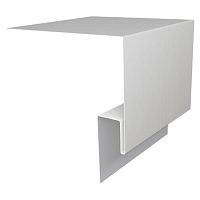 J-фаска металлическая с пленкой Grand Line RAL 9003 Белая 3000х200х50 мм