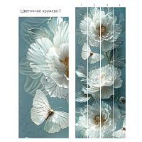 Стеновая панель ПВХ Кронапласт Unique Цветочное кружево 1 2700х250 мм