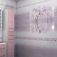 Стеновая панель ПВХ Кронапласт Unique Мелисса Орхидея 2700х250 мм