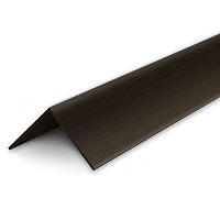 Угол 25х25мм 2,7м "Идеал", Каштан