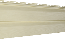 Сайдинг Ю-Пласт Корабельный брус Кремовый