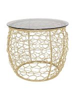 Стол журнальный Бочонок 60 см, бежевый