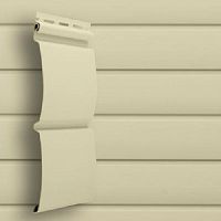 Сайдинг виниловый Grand Line Amerika D4,8 Блок-хаус Слоновая кость 3000х244 мм