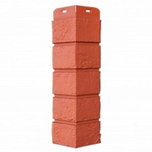 Угол наружный Grand Line Состаренный кирпич Classic Терракотовый 390х120х120 мм - купить в интернет-магазине Diopt.ru