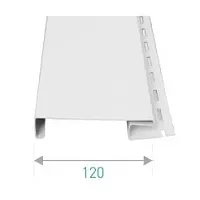 Наличник Ю-Пласт UP Decor Белый 3000х120 мм