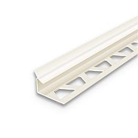 Раскладка внутренняя для плитки 8мм 2,5м "Идеал", Слоновая кость