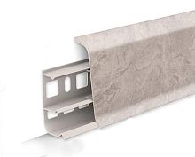 Плинтус Идеал (IDEAL) 85  мм коллекция "Deconika",  549 Лофт светло-бежевый