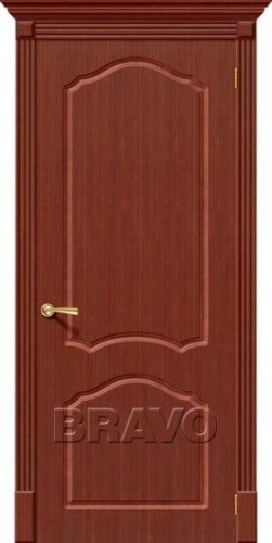 Межкомнатная шпонированная дверь Стандарт Каролина ПГ макоре - купить в интернет-магазине Diopt.ru