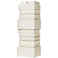 Угол наружный Grand Line Сланец Classic Молочный 420х155х155 мм