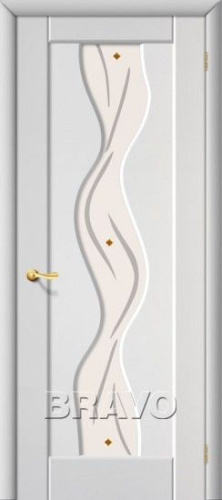 Межкомнатная дверь с ПВХ-пленкой Старт Вираж Плюс ПО, белый - купить в интернет-магазине Diopt.ru