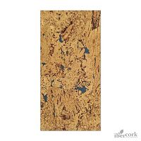 Пробковое настенное покрытие в пластинах IberCork Малага Азул