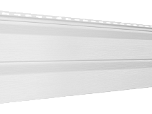 Сайдинг Ю-Пласт Корабельный брус Белый