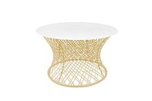 Стол Бонго макси бежевый, диаметр 0,80 м