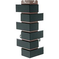 Угол наружный Кирпич Клинкерный Графит Угол наружный Кирпич Клинкерный Графит