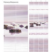 Стеновая панель ПВХ Кронапласт Unique Мелисса Фламинго 2700х250 мм