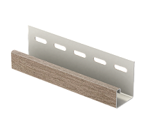 J-профиль  Тимберблок Рейка фасадная Орех светлый