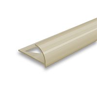 Раскладка наружная для плитки 10 мм 2,5м "Идеал", Бежевый