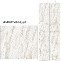 Стеновая панель ПВХ Кронапласт Unique Калаката Оро Дуо 2700х250 мм