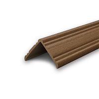 Угол наружный фигурный 25х25мм 2,7м "Идеал", Орех