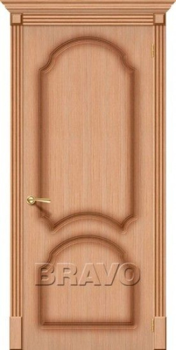 Межкомнатная шпонированная дверь Стандарт Соната ПГ дуб - купить в интернет-магазине Diopt.ru