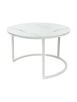 Стол Матрешка белый, диаметр 0,6 м