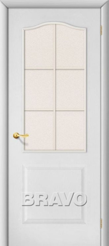 Межкомнатная дверь Палитра ПО белая - купить в интернет-магазине Diopt.ru