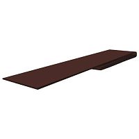 Планка финишная металлическая Grand Line RAL 8017 Коричневая 3000х0,45 мм
