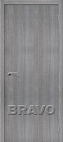 Межкомнатная дверь с эко шпоном Порта-50 Grey Crosscut