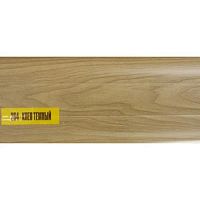 Плинтус Идеал (IDEAL) коллекция Комфорт Клен темный