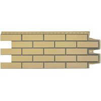 Фасадная панель Grand Line Клинкерный кирпич Design Песочный со швом RAL 7006 968х390 мм