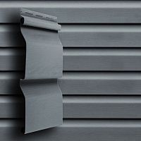 Сайдинг акриловый Grand Line Amerika Slim D4 Корабельный брус Графит 3000х203 мм