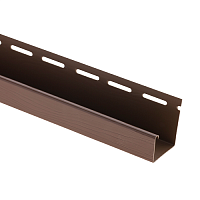 Планка J-TRIM  Альта-Профиль Блокхаус Премиум Орех темный