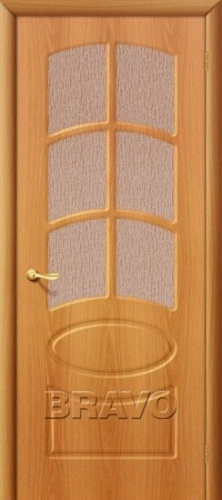 Межкомнатная дверь с ПВХ-пленкой Старт Неаполь ПО, миланский орех - купить в интернет-магазине Diopt.ru