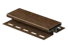 Соединительный (Н)  профиль  Тимберблок Планкен Янтарный