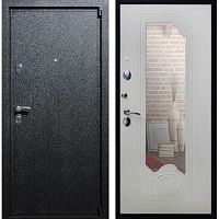 Входная дверь Rex 3 (Ясень Белый) с Зеркалом