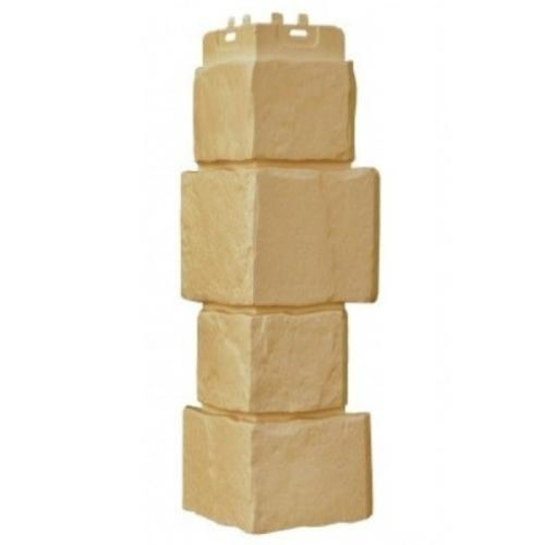 Угол наружный Grand Line Крупный камень Classic Песочный 390х170х170 мм - купить в интернет-магазине Diopt.ru