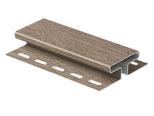 Соединительный (Н)  профиль  Тимберблок Рейка фасадная Орех светлый