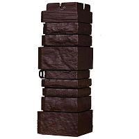 Угол наружный Grand Line Сланец Classic Шоколадный 420х155х155 мм